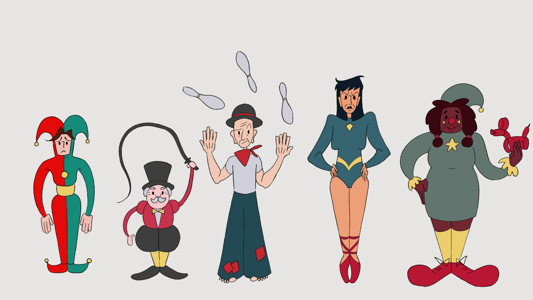 character line up for Impractical Jesters (2024)
