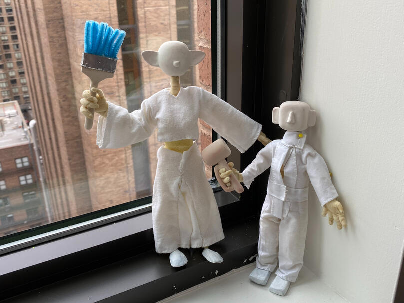 Alien and Human, unpainted