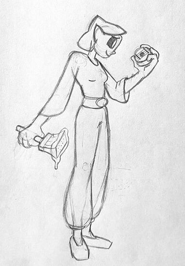 Alien preliminary sketch