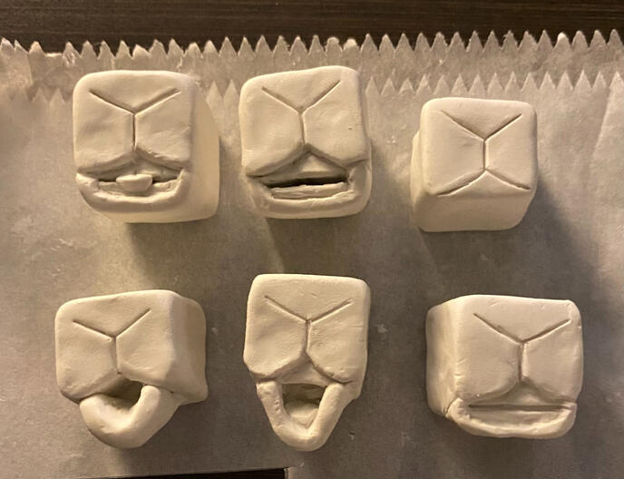Giancarlo's mouth replacements, unpainted